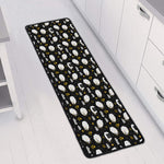 Sleeping Sheep Pattern Print Long Kitchen Mat