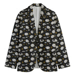 Sleeping Sheep Pattern Print Men's Blazer