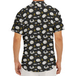 Sleeping Sheep Pattern Print Men's Deep V-Neck Shirt