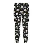 Sleeping Sheep Pattern Print Men's leggings