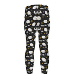 Sleeping Sheep Pattern Print Men's leggings