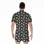 Sleeping Sheep Pattern Print Men's Rompers