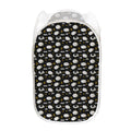 Sleeping Sheep Pattern Print Mesh Laundry Hamper