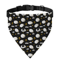 Sleeping Sheep Pattern Print Over The Collar Dog Bandana