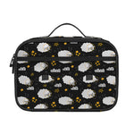 Sleeping Sheep Pattern Print Portable Lunch Bag