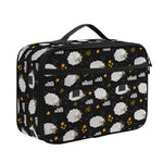 Sleeping Sheep Pattern Print Portable Lunch Bag