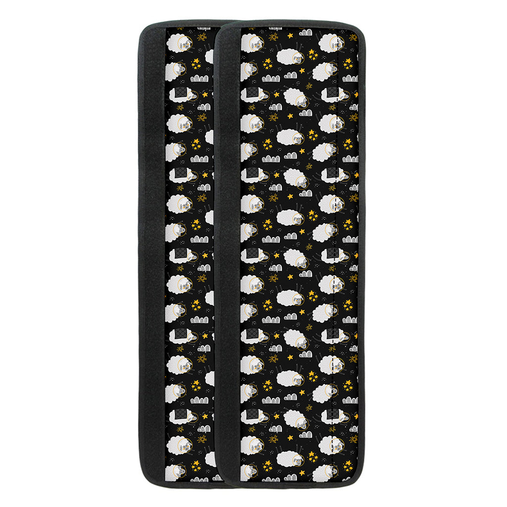 Sleeping Sheep Pattern Print Refrigerator Handle Covers