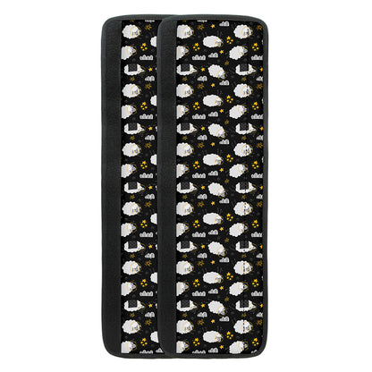 Sleeping Sheep Pattern Print Refrigerator Handle Covers