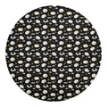 Sleeping Sheep Pattern Print Round Blanket