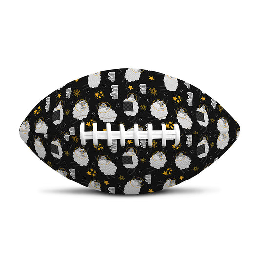 Sleeping Sheep Pattern Print Rugby Ball