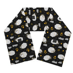Sleeping Sheep Pattern Print Scarf