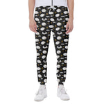 Sleeping Sheep Pattern Print Scuba Joggers