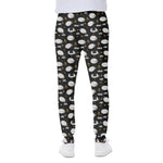 Sleeping Sheep Pattern Print Scuba Joggers