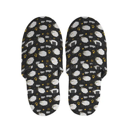 Sleeping Sheep Pattern Print Slippers