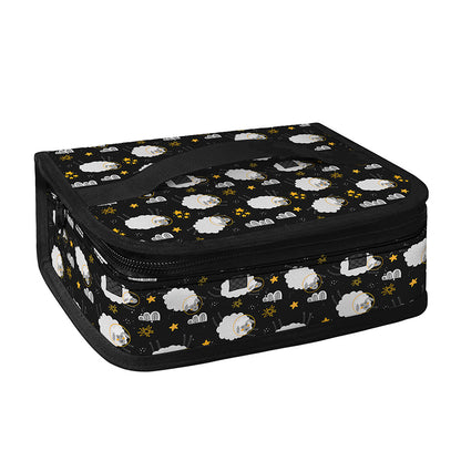 Sleeping Sheep Pattern Print Small Lunch Bag