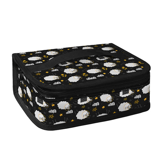 Sleeping Sheep Pattern Print Small Lunch Bag