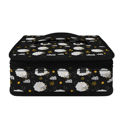 Sleeping Sheep Pattern Print Small Lunch Bag