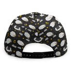 Sleeping Sheep Pattern Print Snapback Cap