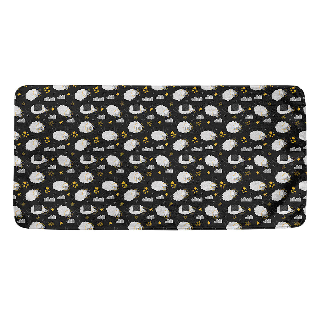 Sleeping Sheep Pattern Print Towel