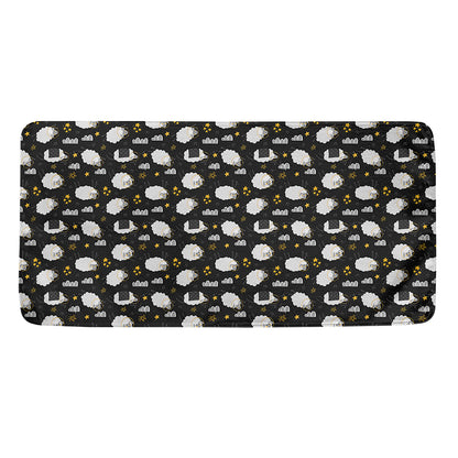 Sleeping Sheep Pattern Print Towel