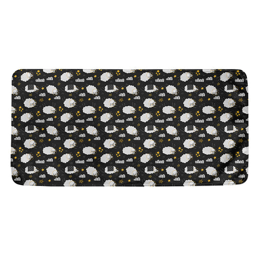 Sleeping Sheep Pattern Print Towel