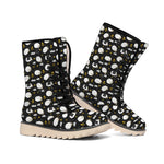 Sleeping Sheep Pattern Print Winter Boots