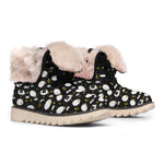 Sleeping Sheep Pattern Print Winter Boots