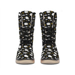 Sleeping Sheep Pattern Print Winter Boots