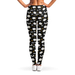 Sleeping Sheep Pattern Print Women's Leggings