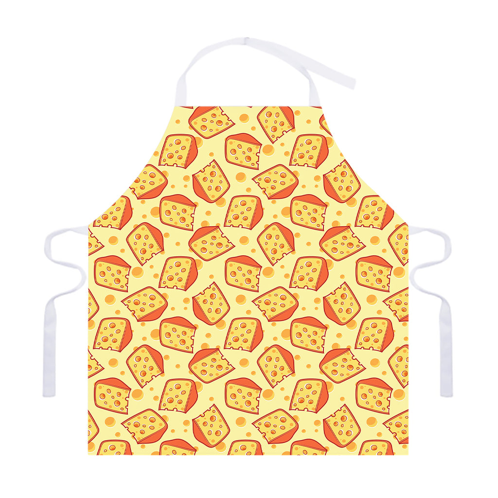 Slice Of Cheese Pattern Print Adjustable Apron