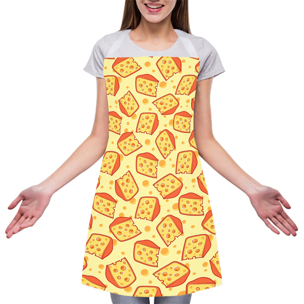 Slice Of Cheese Pattern Print Adjustable Apron