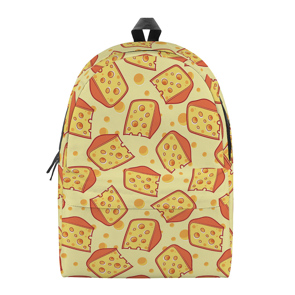 Slice Of Cheese Pattern Print Backpack