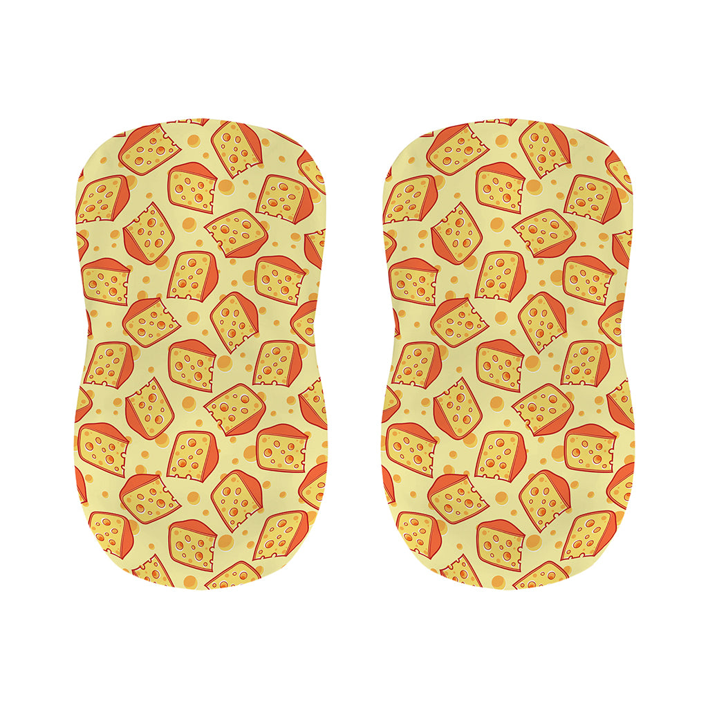 Slice Of Cheese Pattern Print Bar Stool Covers