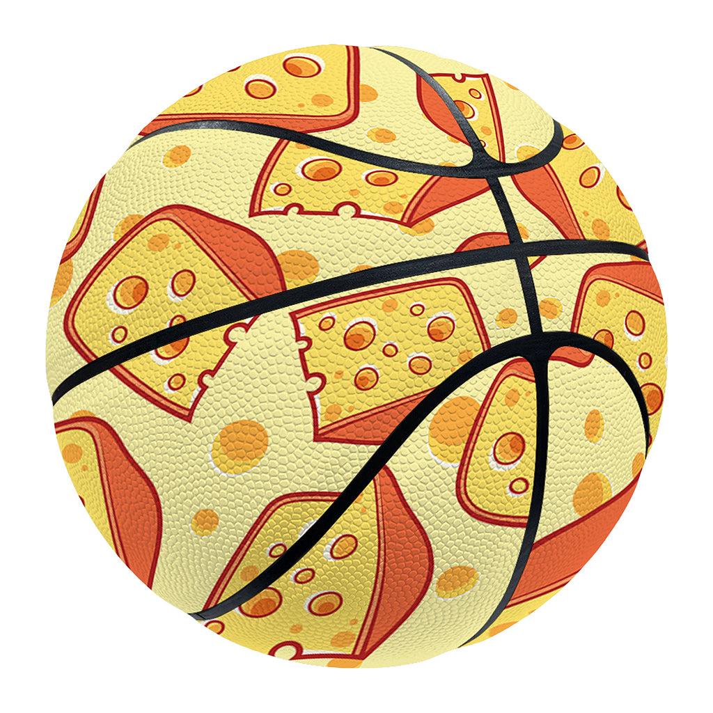 Slice Of Cheese Pattern Print Basketball