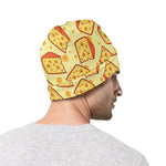 Slice Of Cheese Pattern Print Beanie