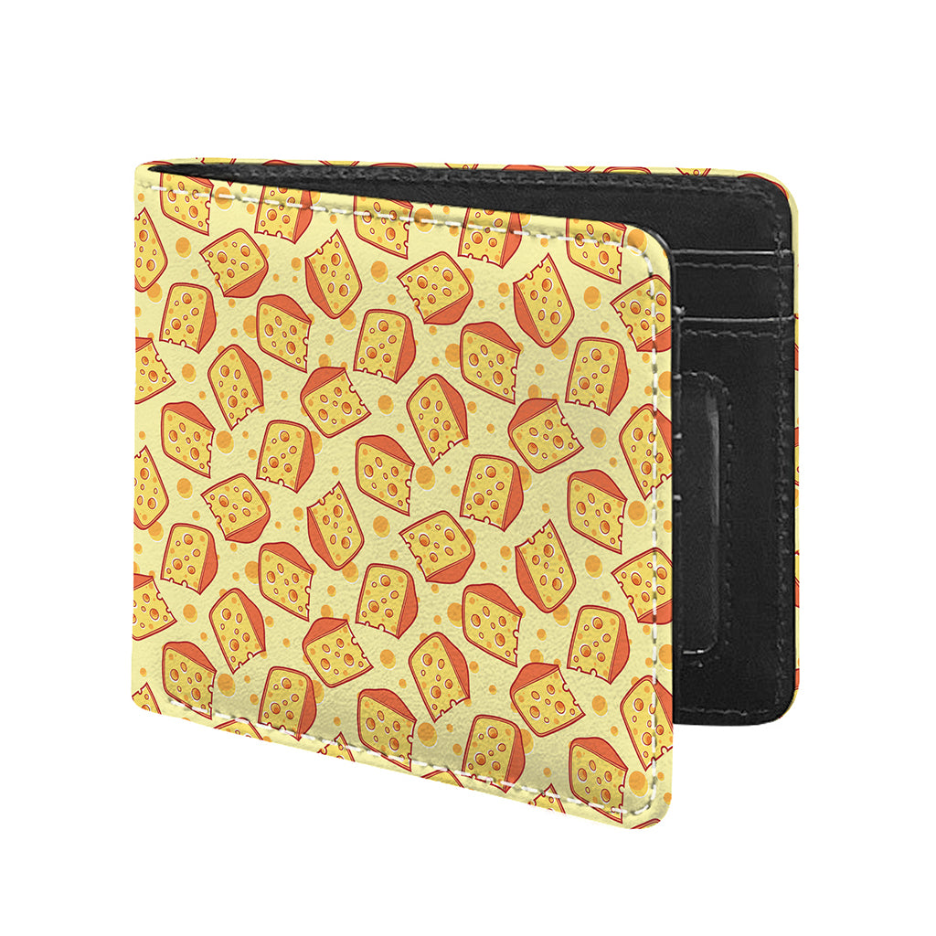 Slice Of Cheese Pattern Print Bifold Wallet
