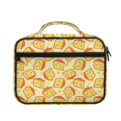 Slice Of Cheese Pattern Print Briefcase Bible Bag