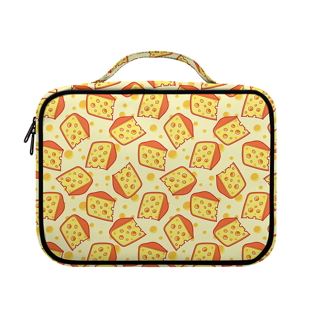 Slice Of Cheese Pattern Print Briefcase Bible Bag