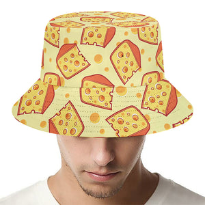 Slice Of Cheese Pattern Print Bucket Hat