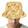 Slice Of Cheese Pattern Print Bucket Hat