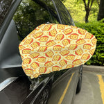 Slice Of Cheese Pattern Print Car Side Mirror Covers