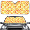 Slice Of Cheese Pattern Print Car Windshield Sun Shade