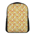 Slice Of Cheese Pattern Print Casual Backpack