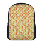 Slice Of Cheese Pattern Print Casual Backpack