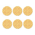 Slice Of Cheese Pattern Print Coaster Set