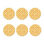 Slice Of Cheese Pattern Print Coaster Set