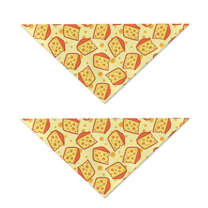 Slice Of Cheese Pattern Print Dog Bandana