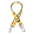 Slice Of Cheese Pattern Print Dog Seat Belt