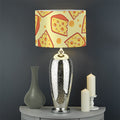 Slice Of Cheese Pattern Print Drum Lamp Shade