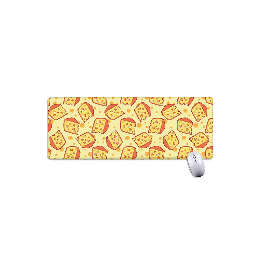 Slice Of Cheese Pattern Print Extended Mouse Pad